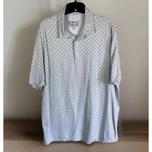 Ibkul Golf Polo Mens XL Cooling Technology UPF 50 Resort Wear Pickleball Grandpa